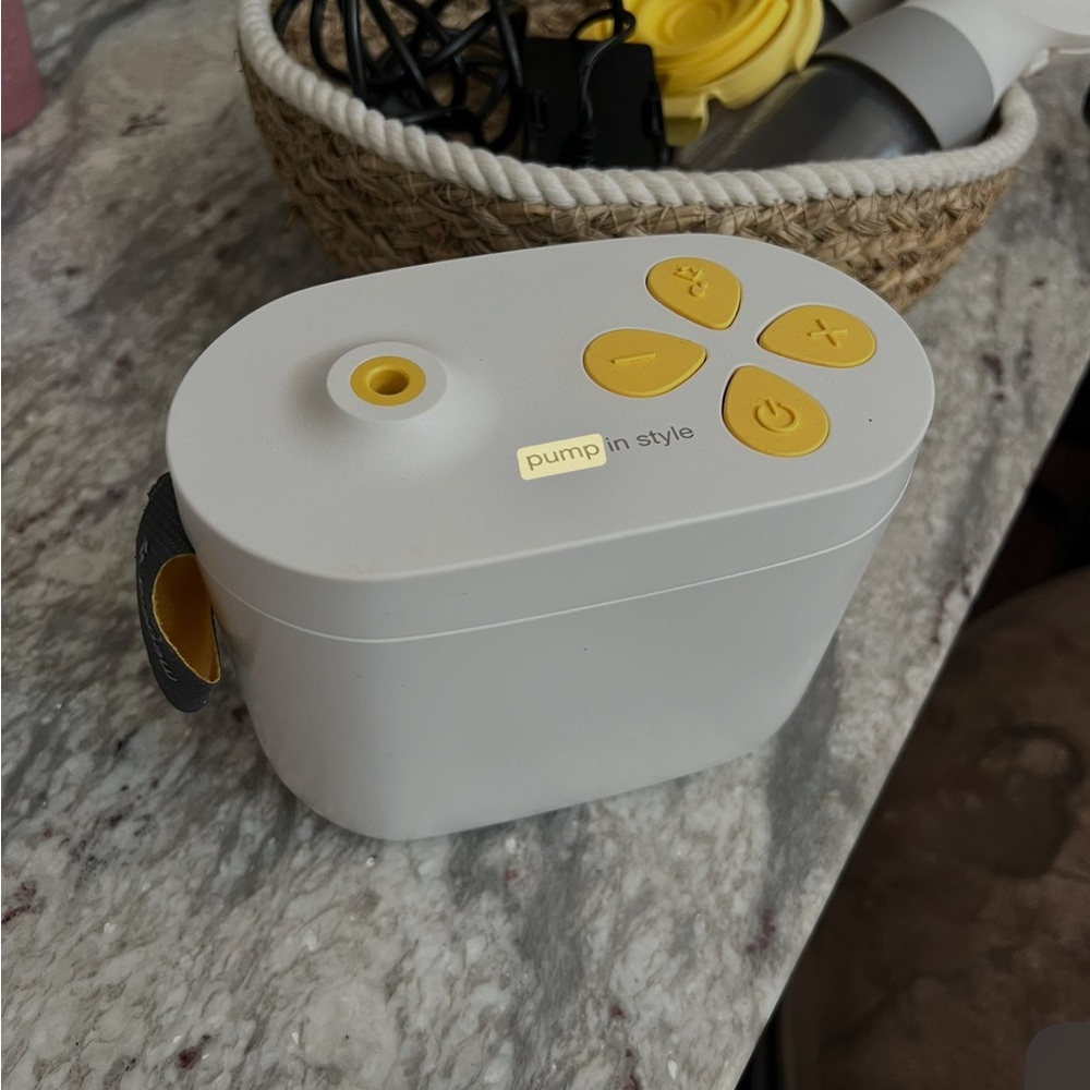 Medela Pump In Style with Yellow Accents